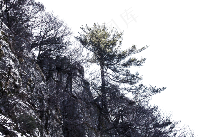 陡峭险峻植被茂盛的山峰(1000X667(DPI:72))psd模版下载