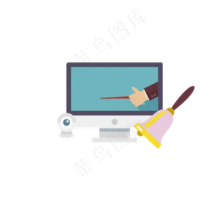 学生电脑装饰元素