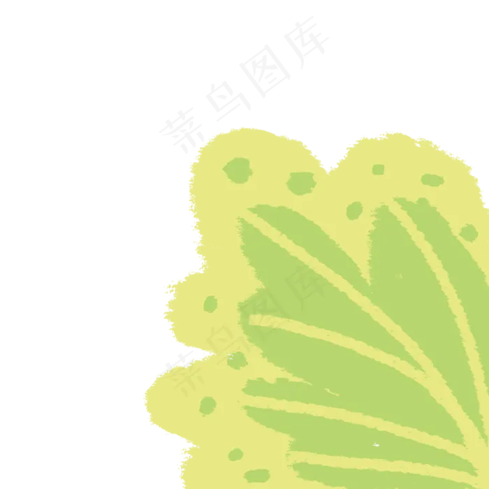 卡通植物叶子下载(2000X2000(DPI:300))psd模版下载