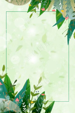 约惠春天卡通手绘美妆店铺首页