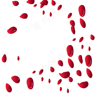 浪漫玫瑰花瓣撒花