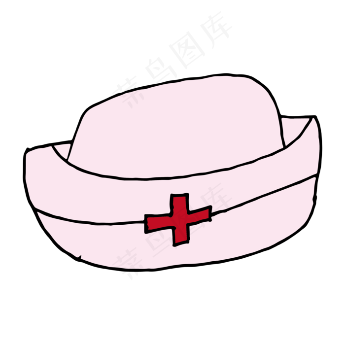 护士带的卡通帽子