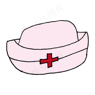 护士带的卡通帽子