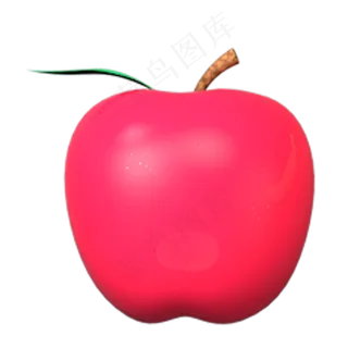 红色大苹果,免抠元素