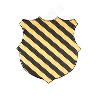 315黑金大气质感盾牌PNG元素