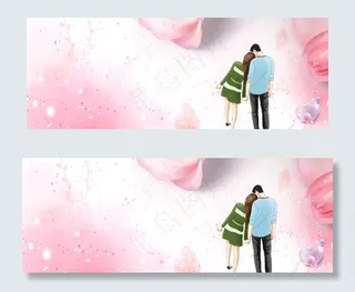 温馨浪漫banner