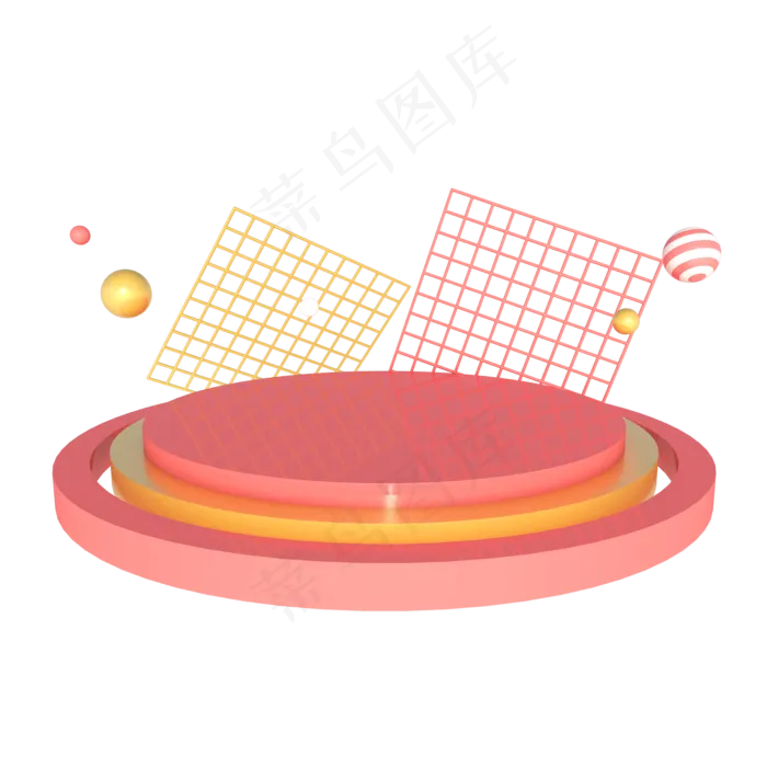 618活动促销舞台电商展台(2000X2000)