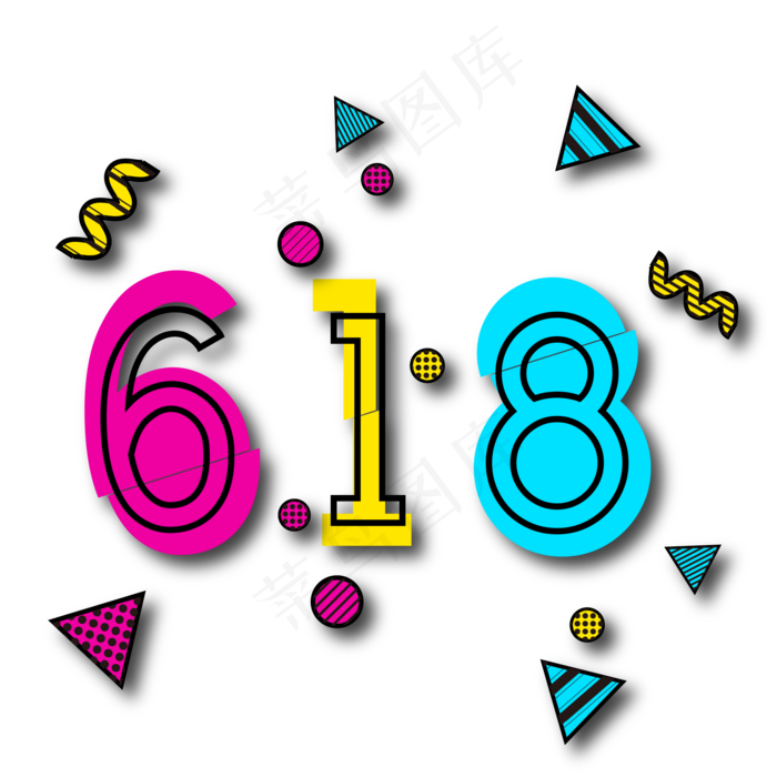 孟菲斯风格平面618