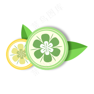 矢量手绘卡通水果