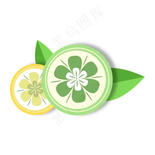 矢量手绘卡通水果