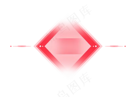 妇女节红色标题框,免抠元素