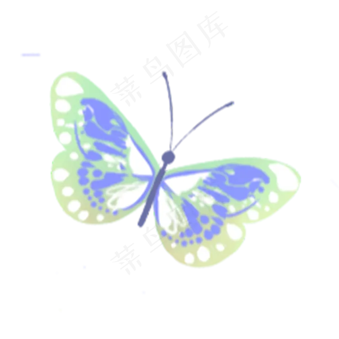 卡通蝴蝶(2000X2000(DPI:300))psd模版下载