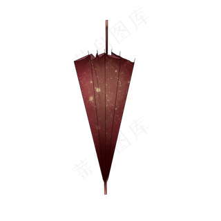 雨伞清明手绘装饰,免抠元素