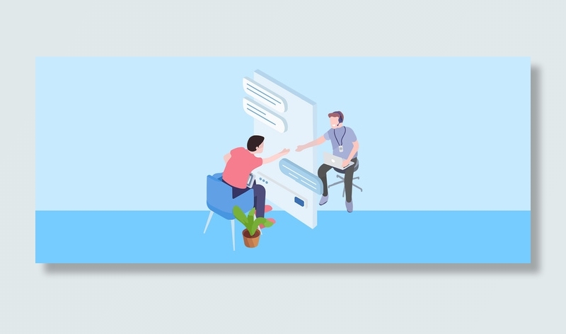 蓝色商务金融合作banner