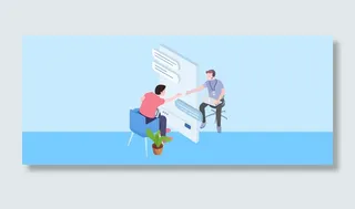 蓝色商务金融合作banner