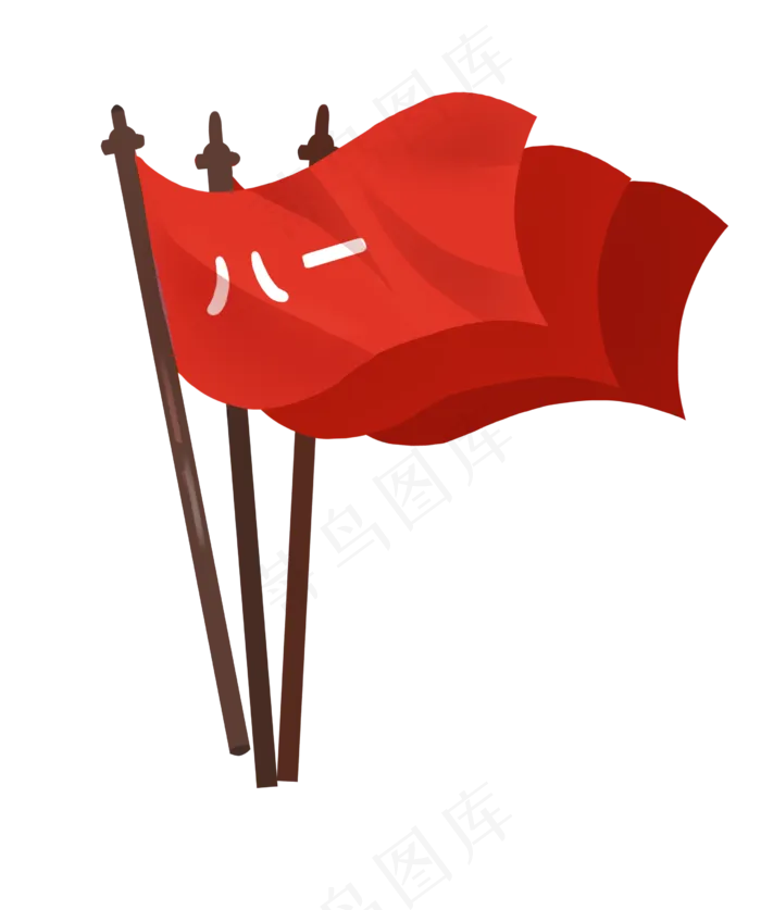 建军节五星红旗(2480X2967(DPI:300))psd模版下载