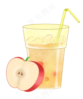 美味夏季苹果汁