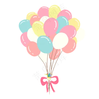 愚人愚人节马卡龙颜色彩色小丑气