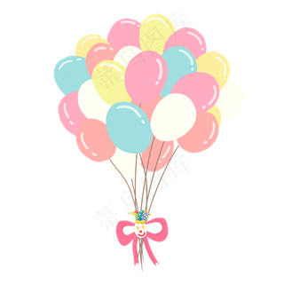 愚人愚人节马卡龙颜色彩色小丑气