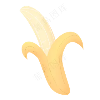 黄色小清新夏季水果香蕉