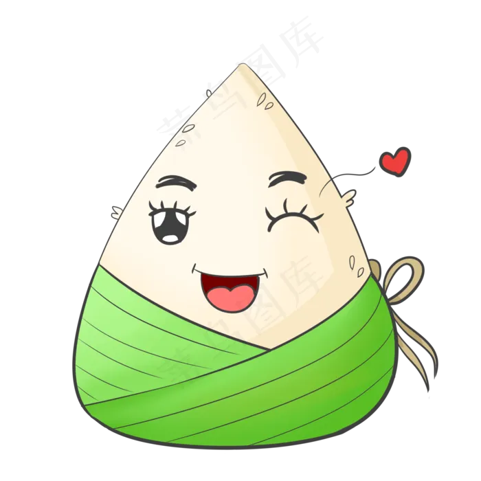 卡通端午粽子拟人(2000X2000(DPI:299))psd模版下载