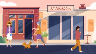 扁平矢量城市生活