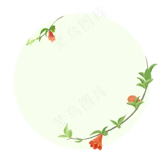 二十四传统节气芒种边框