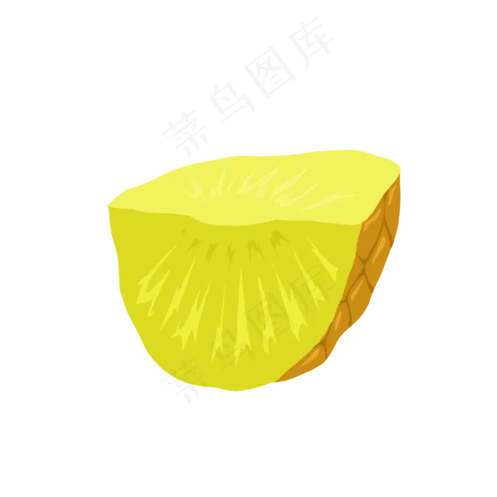新鲜水果菠萝(2000X2000(DPI:300))psd模版下载