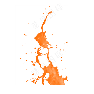果汁橙汁飞溅,免抠元素