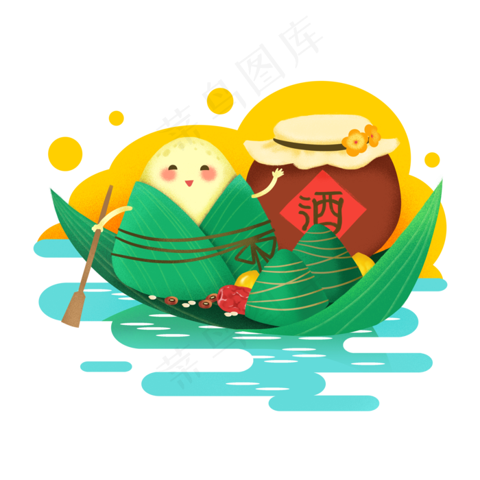 端午节粽子拟人