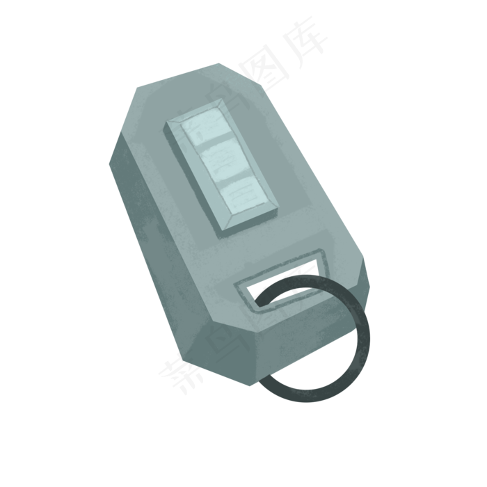 父亲节车钥匙卡通