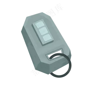 父亲节车钥匙卡通