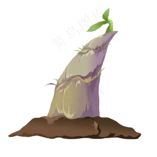 漂亮的嫩芽手绘车好