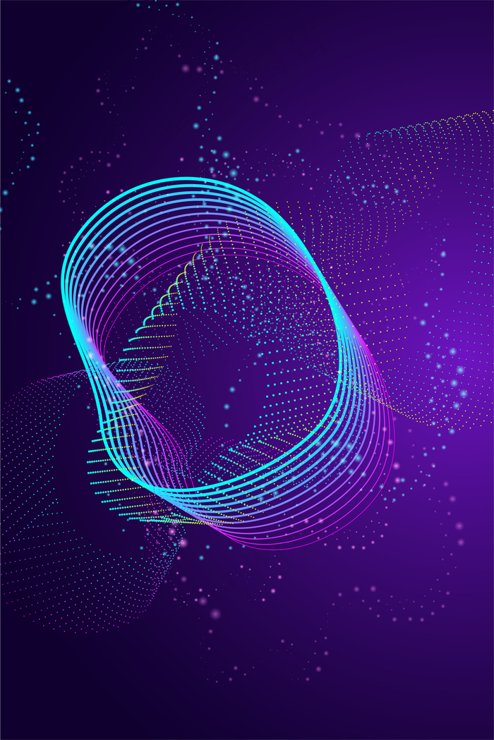 互联网科技炫彩背景