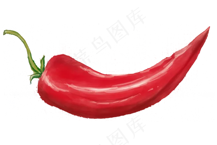 立秋丰收手绘红辣椒png(3000X2000(DPI:300))psd模版下载