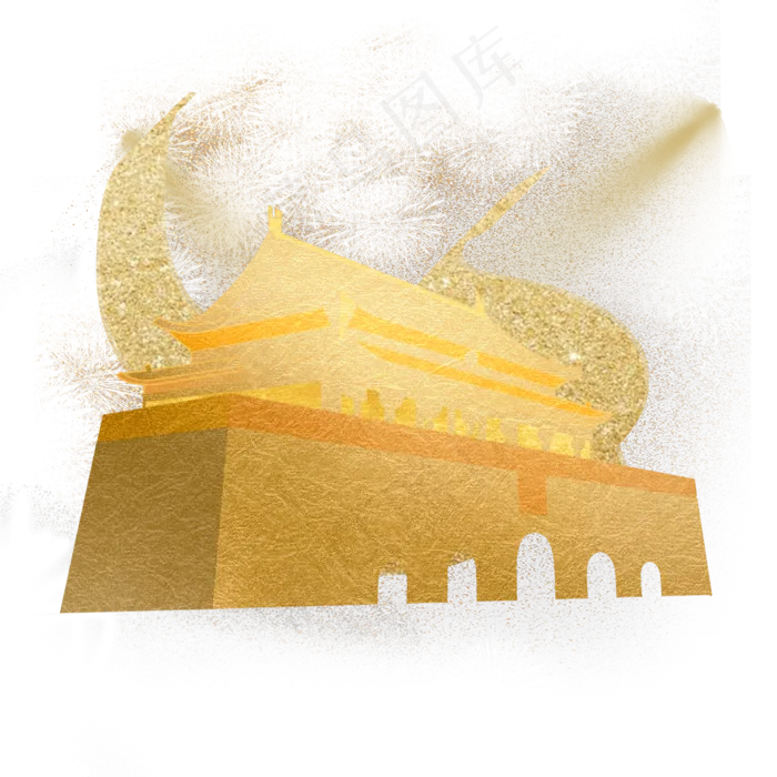 国庆节金粉华丽*(2000*2000px 300 dpi )psd模版下载
