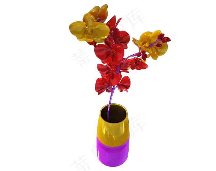 卡通扁平化精美创意花束(1956*1548px 300 dpi )