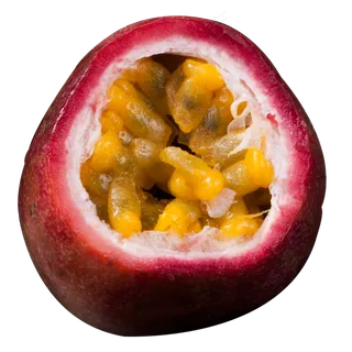 实拍百香果内部结构,免抠元素