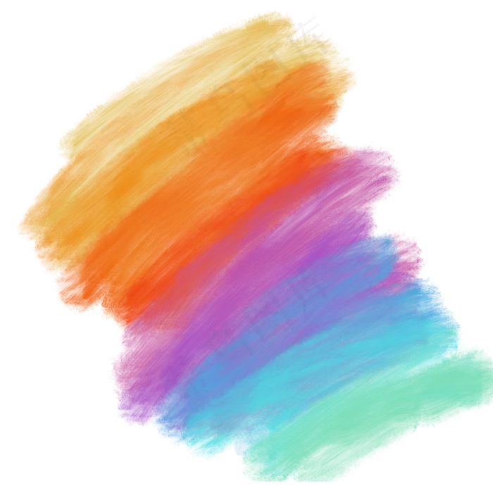 炫彩手绘涂鸦笔刷(2000X2000(DPI:300))psd模版下载