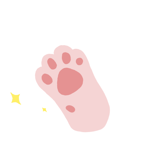 粉色猫咪肉垫免抠图png