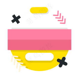 可爱风活动促销标签