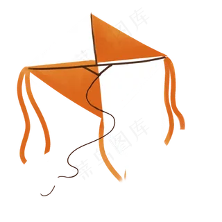 卡通黄色风筝下载