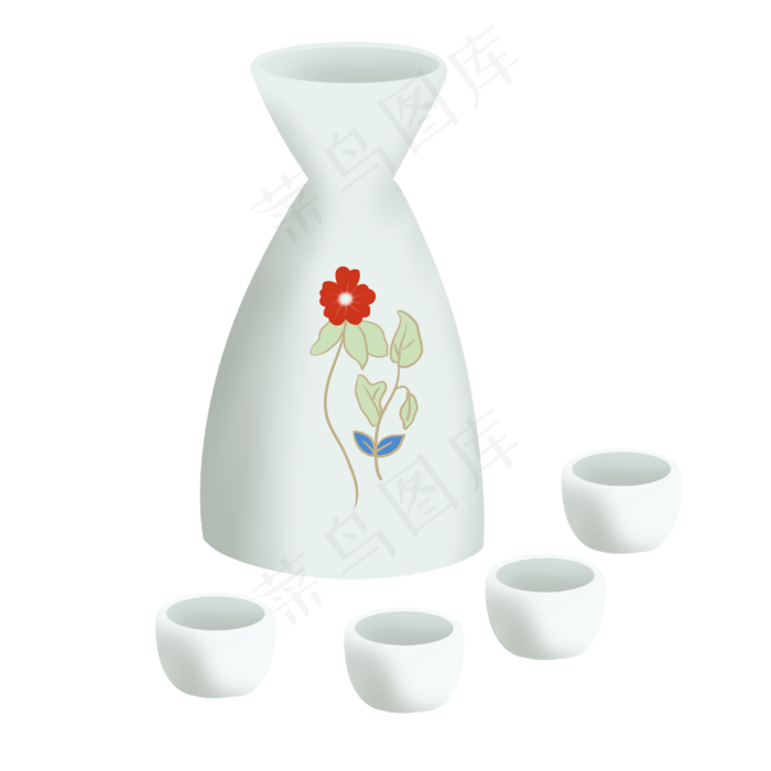父亲节酒壶酒杯(3000X3000(DPI:300))psd模版下载