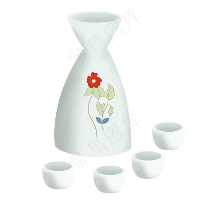 父亲节酒壶酒杯(3000X3000(DPI:300))psd模版下载