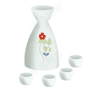 父亲节酒壶酒杯