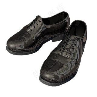 男士用品黑色皮鞋