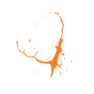 果汁橙汁飞溅,免抠元素