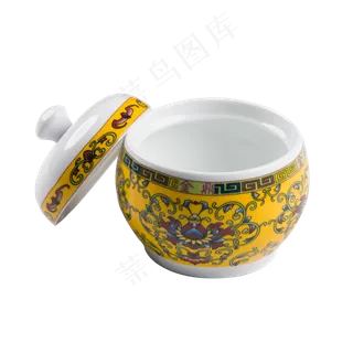 陶瓷炖盅和盖子,免抠元素