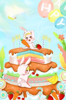 兔兔的快乐生日盛宴