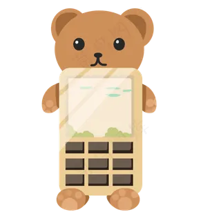 儿童玩具熊手机